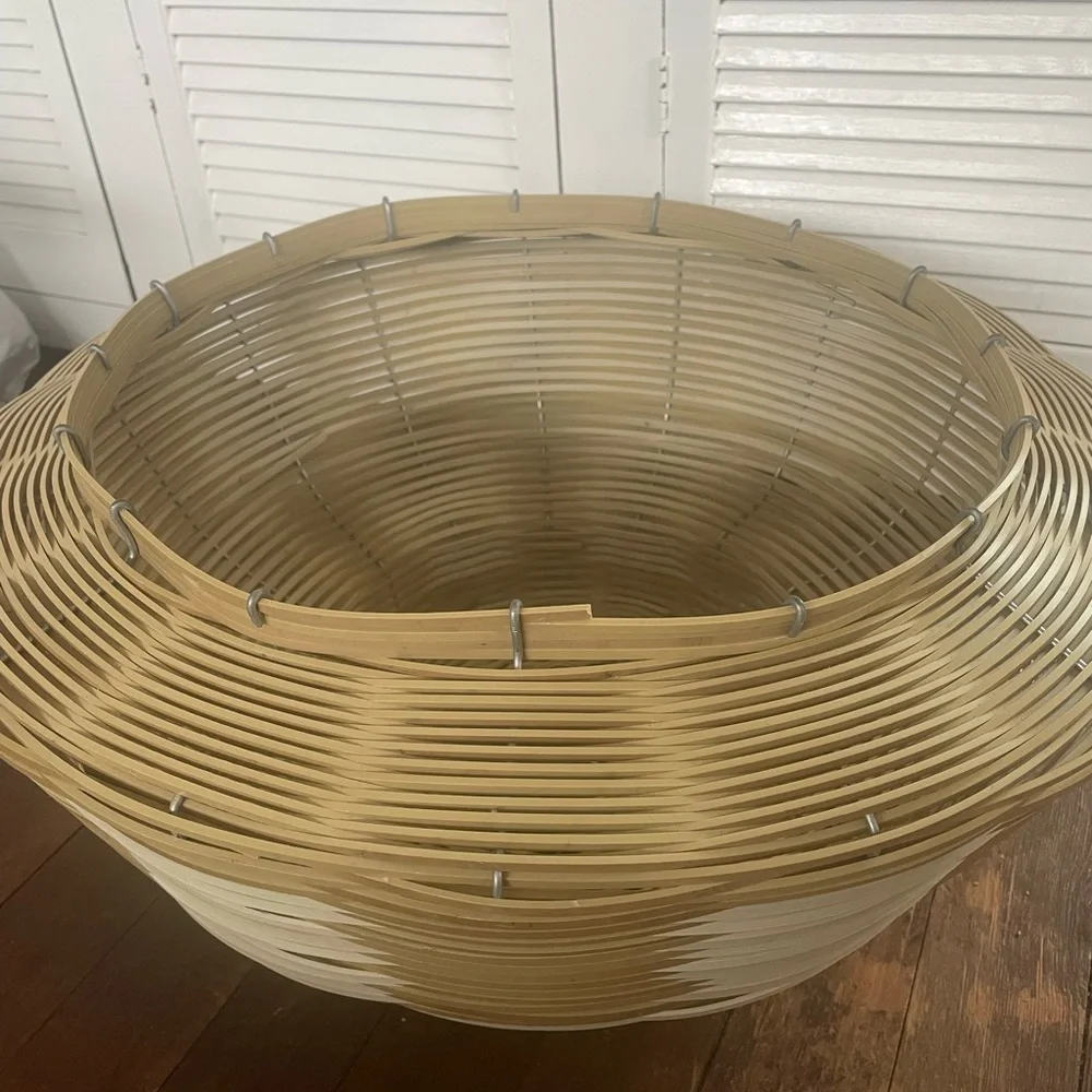 Crate&Barrel Natural Woven Basket